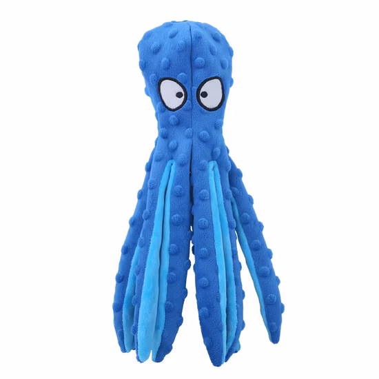 Plush Toy Octopus Shell Educational Bite Resistant Sound Toy Pet Supplies Pet Toys